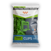 Tile Leveling Clips 1mm – Plastic Spacers for Professional Tile Installation