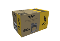 Tile Leveling Clips 3mm – Plastic Spacers for Professional Tile Installation