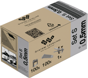 compare product Tile Leveling System Set – Bucket with Clips 0.5mm, Wedges & Pliers