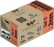 compare product Tile Leveling System Set – Bucket with Clips 2mm, Wedges & Pliers