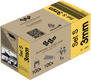 compare product Tile Leveling System Set – Bucket with Clips 3mm, Wedges & Pliers