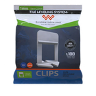Tile Leveling XL Clips 1.0mm – For Tiles 15–22 mm